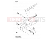 SUZUKI SV650S L0 (2010) (E03,E28,E33) 78 - REAR SWINGING ARM