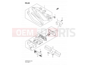 SUZUKI SV650S L0 (2010) (E24) 40 - REAR COMBINATION LAMP