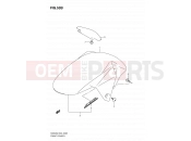 SUZUKI SV650S L0 (2010) (E24) 53B - FRONT FENDER (MODEL L0)