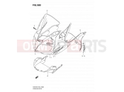 SUZUKI SV650S L0 (2010) (E24) 59B - COWLING BODY (MODEL L0)