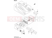 SUZUKI SV650S L2 (2012) (E02) 47 - REAR COMBINATION LAMP