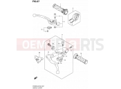 SUZUKI SV650S L2 (2012) (E02) 67 - HANDLE LEVER (SV650SL2 E24)