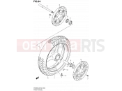 SUZUKI SV650S L2 (2012) (E02) 94 - FRONT WHEEL (SV650SL2 E24)