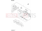 SUZUKI SV650S L2 (2012) (E02) 123 - REAR CALIPER (SV650SL2 E24)