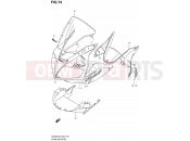 SUZUKI SV650S L2 (2012) (E24) 74 - COWLING BODY