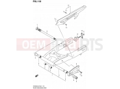 SUZUKI SV650S L2 (2012) (E24) 110 - REAR SWINGING ARM (SV650SL2 E02)
