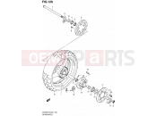 SUZUKI SV650S L2 (2012) (E24) 120 - REAR WHEEL (SV650SUL2 E24)