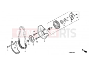 HONDA NES1255 @125 2005 E-9 OIL PUMP