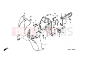 HONDA NES1255 @125 2005 F-8 FRONT COVER