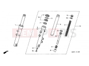 HONDA NES1255 @125 2005 F-11 FRONT FORK