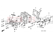 HONDA NES1256 @125 2006 E-2 CYLINDER HEAD