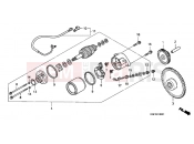 HONDA NES1256 @125 2006 E-10 STARTER ENGINE