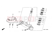 HONDA NES1256 @125 2006 F-6 STEERING WHEEL