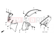 HONDA NES1256 @125 2006 F-10 BODY COVER