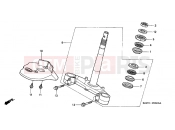 HONDA NES125Y @125 2000 F-6 STEERING WHEEL