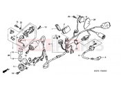 HONDA NES125Y @125 2000 F-25 WIRING HARNESS
