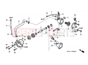 HONDA NES1501 @150 2001 E-6 WATER PUMP