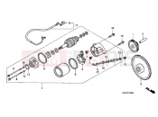 HONDA NES1501 @150 2001 E-10 STARTER ENGINE
