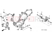 HONDA NES1501 @150 2001 F-26 FRAME HOUSING