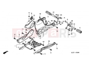 HONDA NES1506 @150 2006 F-9 FLOOR PANEL / REAR FOOTREST