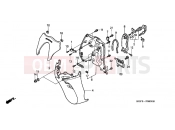 HONDA NES150Y @150 2000 F-8 FRONT COVER
