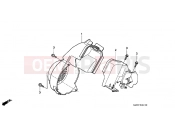 HONDA SK50MP DIO SR 1993 E-1 FAN COVER / COVER
