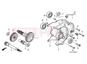 HONDA SK50MP DIO SR 1993 E-8 TRANSMISSION