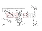 HONDA SK50MP DIO SR 1993 F-4 FRONT MASTER CYLINDER