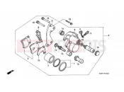 HONDA SK50MP DIO SR 1993 F-9 FRONT BRAKE CALIPER