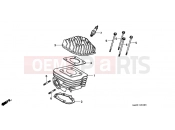 HONDA SK50MR DIO SR 1994 E-2 CYLINDER / CYLINDER HEAD