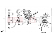 HONDA SK50MR DIO SR 1994 E-11 CARBURETOR