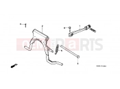 HONDA SK50MR DIO SR 1994 F-18 SUPPORT / BLOWER ARM