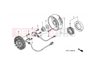 HONDA SES1253 Dylan 125 2003 E-8 GENERATOR