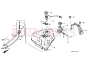 HONDA SES1253 Dylan 125 2003 F-16 FUEL TANK