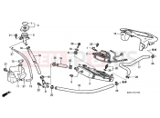 HONDA SES1254 Dylan 125 2004 F-27 RADIATOR