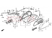 HONDA SES1502 Dylan 150 2002 F-18 AIR FILTER