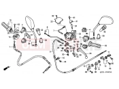 HONDA SES1503 Dylan 150 2003 F-3 HANDLE LEVER / SWITCH / CABLE