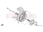 HONDA SES1504 Dylan 150 2004 F-13 ELSŐ KERÉK