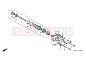 HONDA FES2501 Foresight 2001 E-6 WATER PUMP