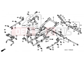 HONDA FES2501 Foresight 2001 F-29 FRAME HOUSING