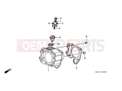 HONDA FES2502 Foresight 2002 E-5 CYLINDER