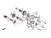 HONDA FES2502 Foresight 2002 E-14 TRANSMISSION