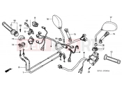 HONDA FES2502 Foresight 2002 F-3 SWITCH / CABLE