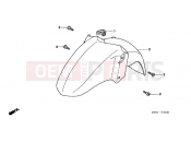 HONDA FES2502 Foresight 2002 F-9 FRONT FENDER
