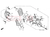 HONDA FES2502 Foresight 2002 F-15 FRONT BRAKE CALIPER