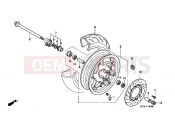 HONDA FES2502 Foresight 2002 F-16 FRONT WHEEL
