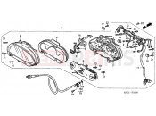 HONDA FES250Y Foresight 2000 F-2 SPEEDOMETER