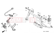 HONDA FES250Y Foresight 2000 F-24 SUPPORT