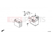HONDA NSC110MPDE NSC110MPDE 2014 F-40 BATTERY