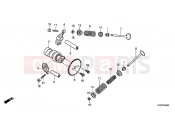 HONDA NSC50MPDE NSC50MPDE 2014 E-4 CAMSHAFT / VALVE